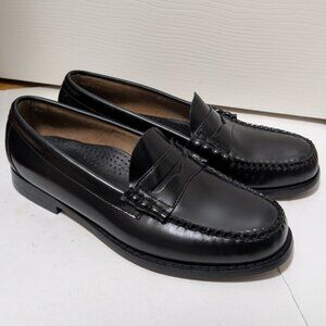 G.H. Bass Mens Larson Weejuns Slip-On Penny Loafers in Black - Size 8.5